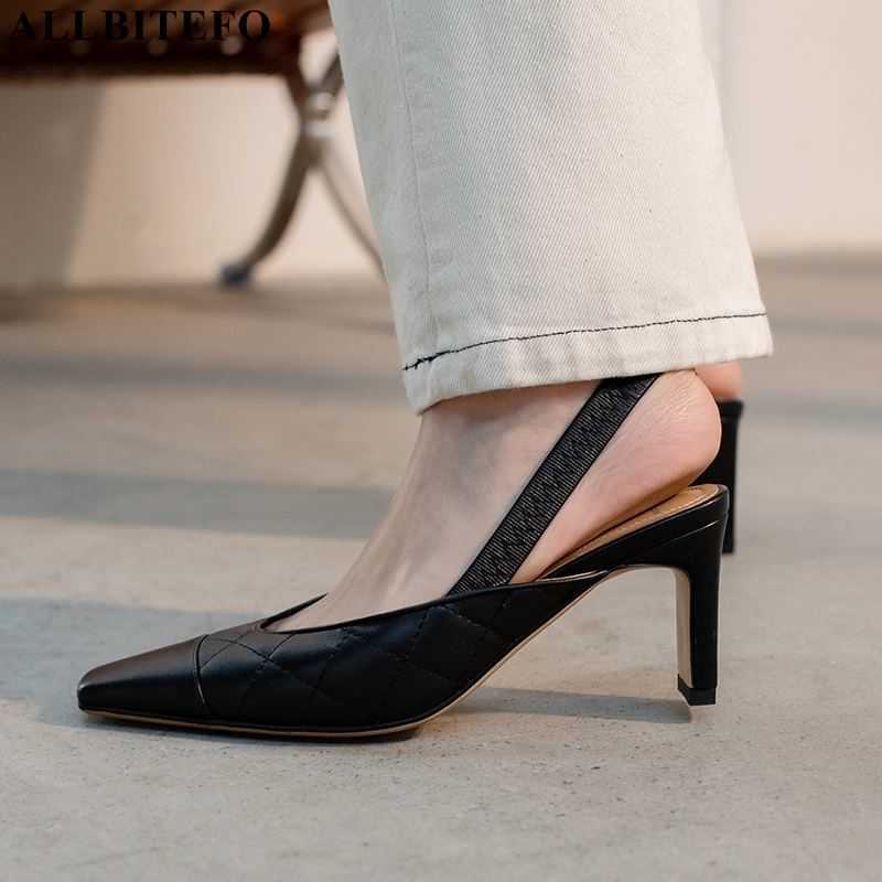 ALLBITEFO square toe genuine leather brand high heels office ladies shoes thick heels summer women sandals women heels shoes 210611, As picture
ALLBITEFO square toe genuine leather brand high heels office ladies shoes thick heels summer women sandals women heels shoes 210611, As picture