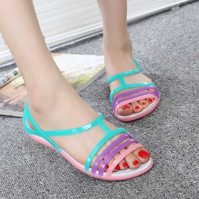 Classic luxury Designer Women Sandals Summer Rainbow Jelly Shoes Casual Flat Beach Shoe Woman Flats Fashion Comfortable Sandal Ladies 2022 TopSelling, Black
Classic luxury Designer Women Sandals Summer Rainbow Jelly Shoes Casual Flat Beach Shoe Woman Flats Fashion Comfortable Sandal Ladies 2022 TopSelling, Black