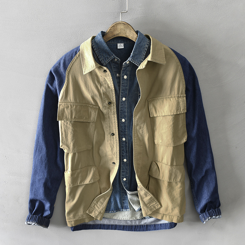 2021 Winter Fall of Men New Shirts Long Coat Pure Cotton Casual Fashion Male Cowboy Sh Pocket Jacket Clothes Mpli, Khaki.
2021 Winter Fall of Men New Shirts Long Coat Pure Cotton Casual Fashion Male Cowboy Sh Pocket Jacket Clothes Mpli, Khaki.