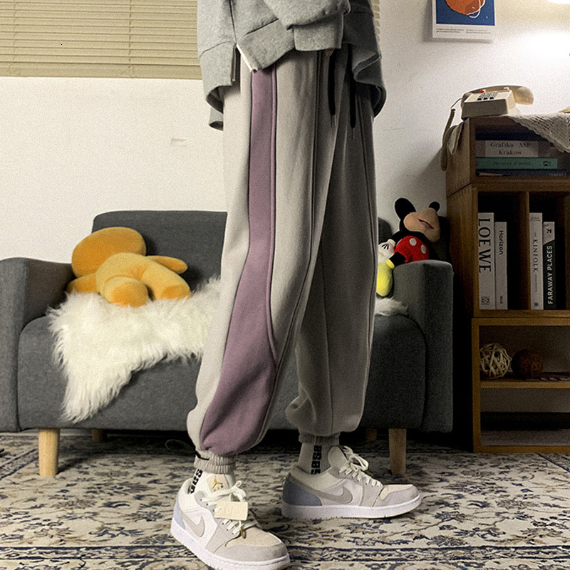 2021 New Gray Sweatpants Thick Joggers for Women Veet Beam Feet Harem Pant Baggy High Waist Straight Pants Sport Trousers Teens Xjfj
2021 New Gray Sweatpants Thick Joggers for Women Veet Beam Feet Harem Pant Baggy High Waist Straight Pants Sport Trousers Teens Xjfj