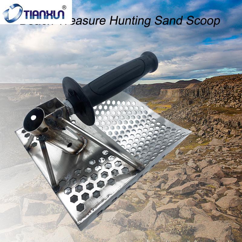 Metal Detectors Beach Treasure Hunting Sand Scoop For Detecting Stainless Steel With Hexahedron 7Mm Holes Fast Sifting Detector
Metal Detectors Beach Treasure Hunting Sand Scoop For Detecting Stainless Steel With Hexahedron 7Mm Holes Fast Sifting Detector