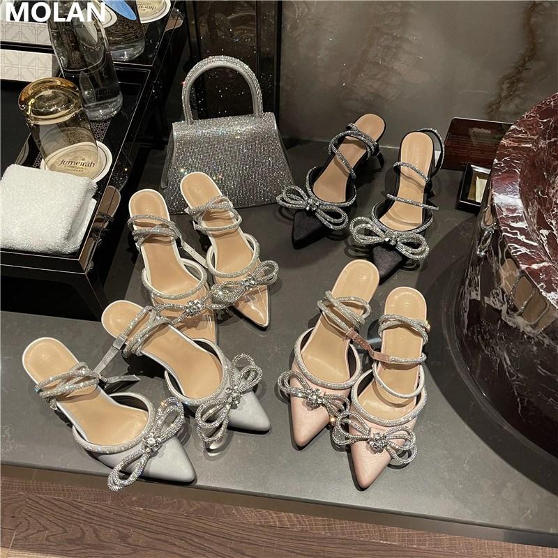 MOLAN Brand Designer Luxury Bling Rhinestone Butterfly Lace Up Woman Sandals Pumps High Heels Socofy Ladies Shoes Footwear Mujer, Black
MOLAN Brand Designer Luxury Bling Rhinestone Butterfly Lace Up Woman Sandals Pumps High Heels Socofy Ladies Shoes Footwear Mujer, Black