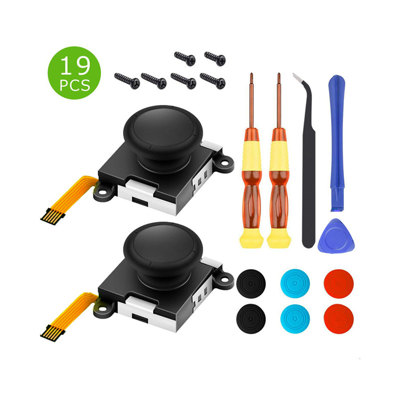 Joy-con Repair kit Replacement 4 Way Analog Joystick with tools for Nintendo Switch Button
Joy-con Repair kit Replacement 4 Way Analog Joystick with tools for Nintendo Switch Button