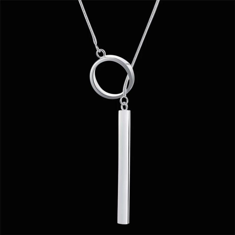 Pendant Necklaces Fashion Simplicity Necklace For Women Wedding Jewelry 18 Inches Creative Round Christmas Gifts
Pendant Necklaces Fashion Simplicity Necklace For Women Wedding Jewelry 18 Inches Creative Round Christmas Gifts