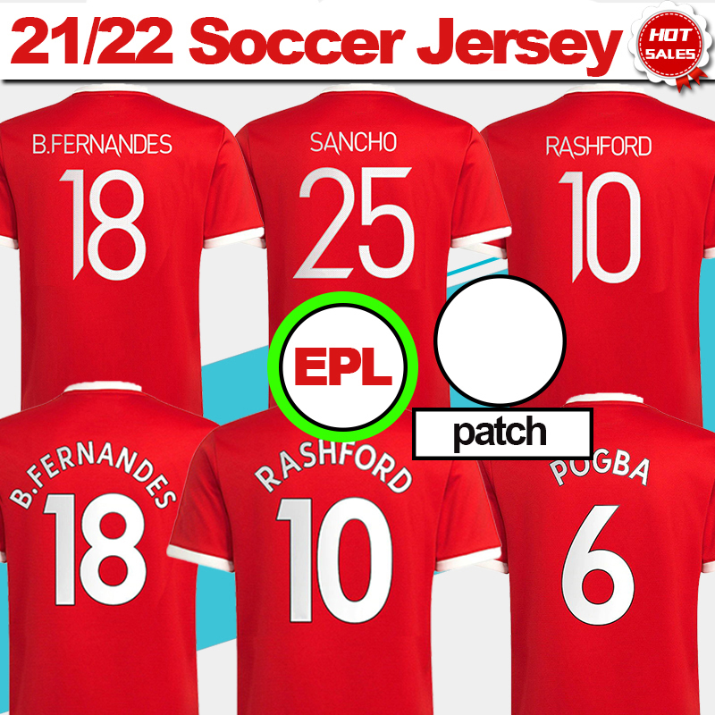 Football Jerseys #25 SANCHO Home Red Soccer Jersey 2021/2022 #11 GREENWOOD #18 B.FERNANDES Men Adult Soccer Shirt 21/22 #10 RASHFORD #6 POGBA #14 LINGARD +patch, Home no patch
Football Jerseys #25 SANCHO Home Red Soccer Jersey 2021/2022 #11 GREENWOOD #18 B.FERNANDES Men Adult Soccer Shirt 21/22 #10 RASHFORD #6 POGBA #14 LINGARD +patch, Home no patch