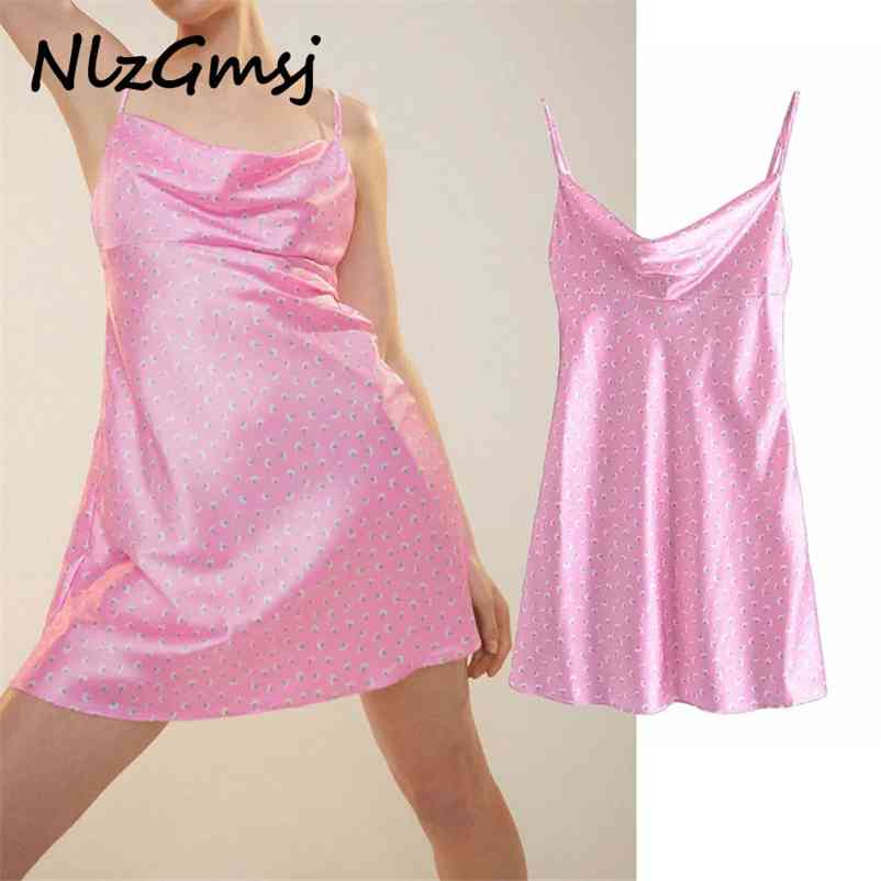 Dress Woman Satin Print Short Sleeveless Mini Women Sexy Backless Party es Ladies Pink Club 05 210628, As picture
Dress Woman Satin Print Short Sleeveless Mini Women Sexy Backless Party es Ladies Pink Club 05 210628, As picture