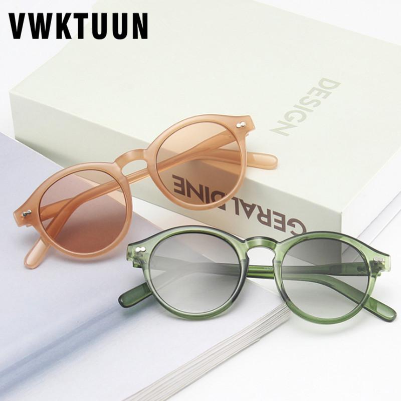 Sunglasses VWKTUUN Round Women Men Vintage Rivet Frame Ocean Lens Glasses Colorful Driving Driver Shades
Sunglasses VWKTUUN Round Women Men Vintage Rivet Frame Ocean Lens Glasses Colorful Driving Driver Shades