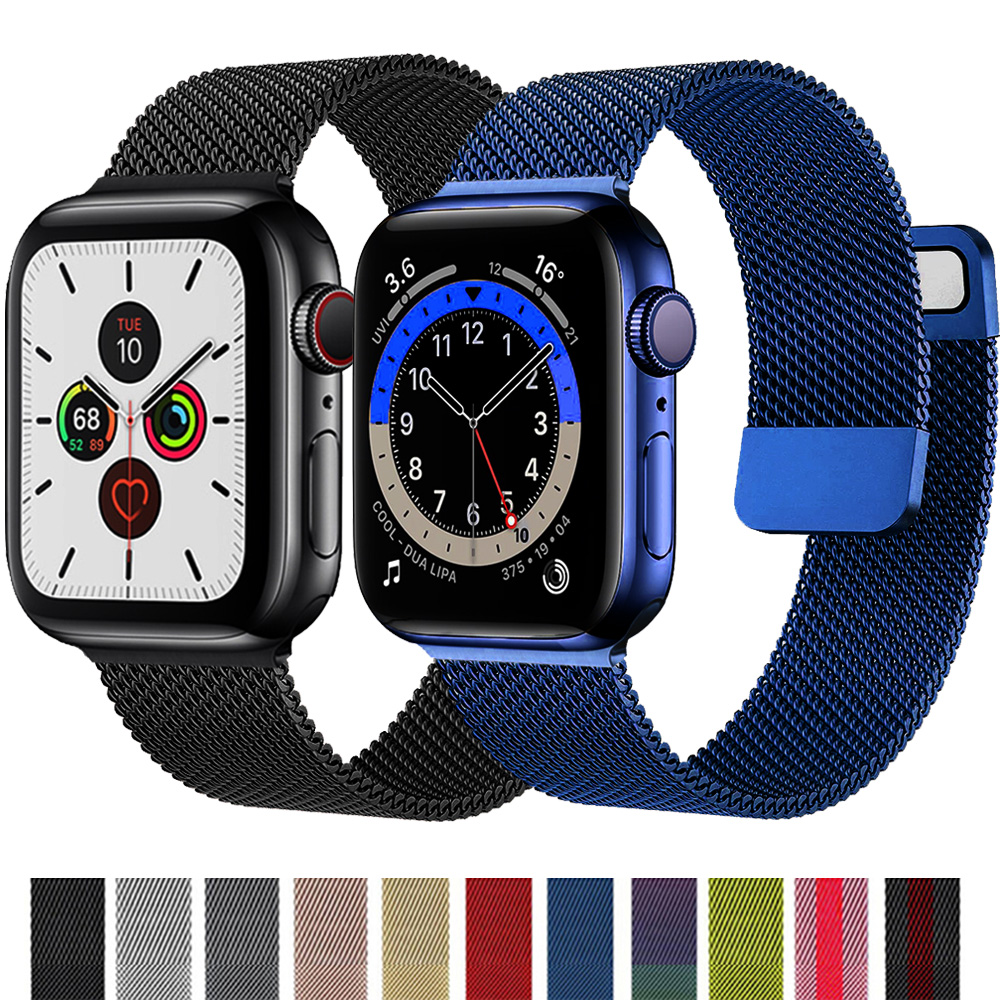 Magnetic Loop for Apple Watch Band 44mm 40mm IWatch Band 38mm 42mm Stainless Steel Bracelet Apple Watch Seri Es 5 4 3 Se 6 Strap
Magnetic Loop for Apple Watch Band 44mm 40mm IWatch Band 38mm 42mm Stainless Steel Bracelet Apple Watch Seri Es 5 4 3 Se 6 Strap