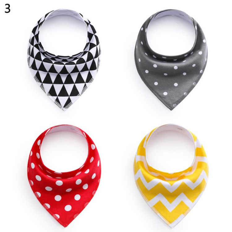 Wholesale Cotton Baby Bibs Soft and Absorbent for Boys & Girls Baby Bandana Drool Bibs Maternal and Child Supplies