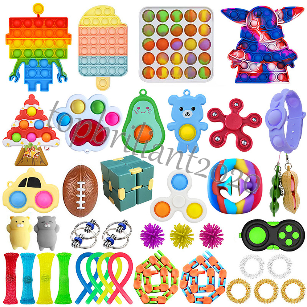 Push Bubble Fidget Toys Set Anti Stress Strings Relief Adults Children Sensory Squishy Anti-stress Toy Packed Birthday Party Gifts 
Push Bubble Fidget Toys Set Anti Stress Strings Relief Adults Children Sensory Squishy Anti-stress Toy Packed Birthday Party Gifts