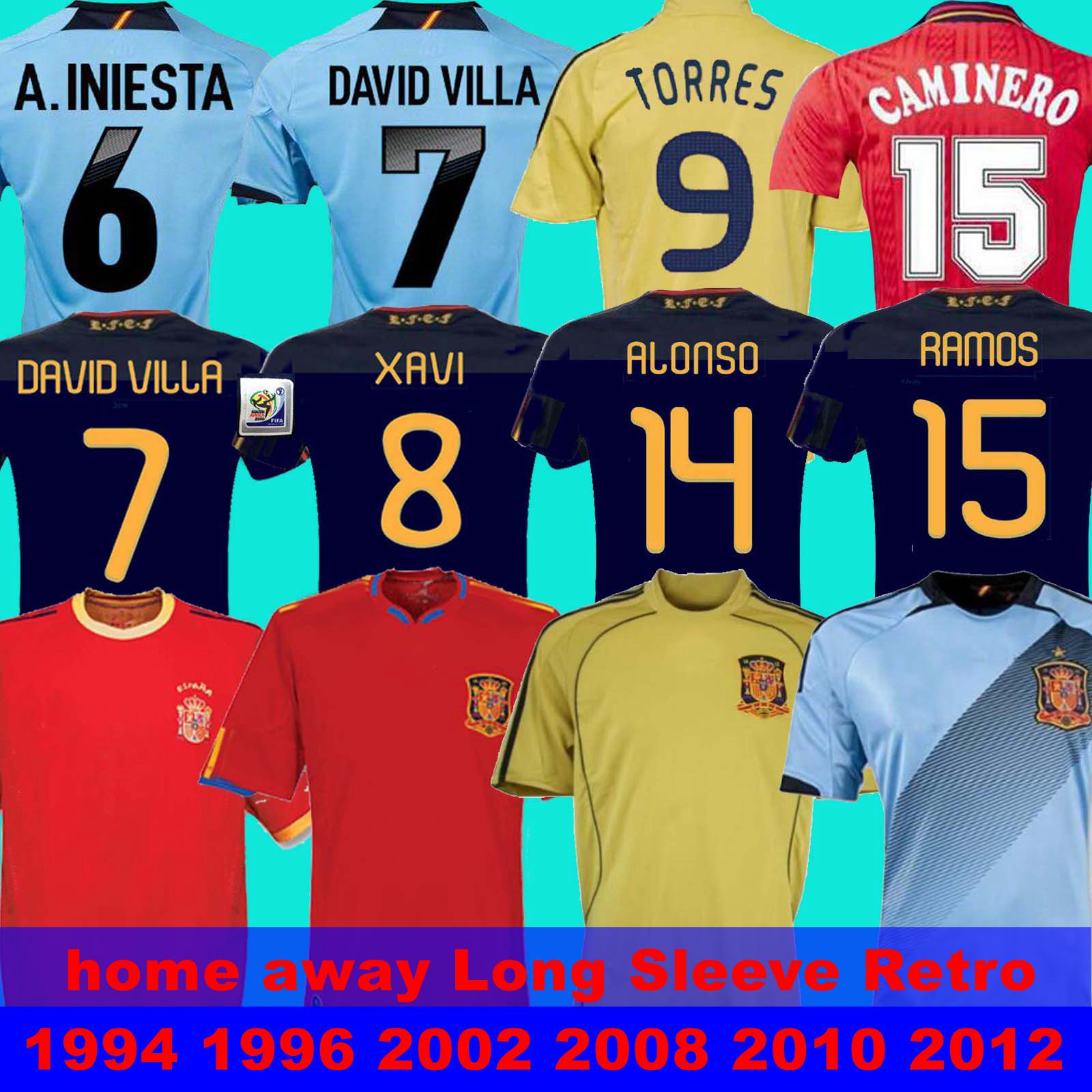 final 2010 Spain retro jersey 1994 1996 2002 2008 2012 Spain RAUL XAVI LUIS ENSRIQUE ALONSO 2010 Spain Long Sleeve Retro DAVAD David Villa, Black;yellow
final 2010 Spain retro jersey 1994 1996 2002 2008 2012 Spain RAUL XAVI LUIS ENSRIQUE ALONSO 2010 Spain Long Sleeve Retro DAVAD David Villa, Black;yellow