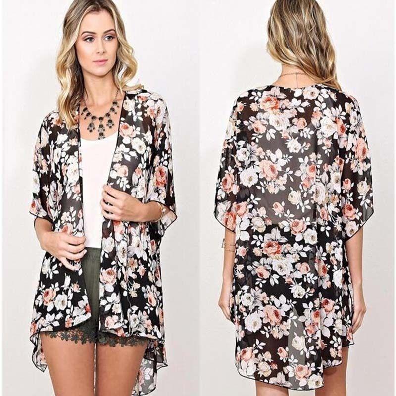 2021 Ladies Summer Bikini Floral Print Blouse Mid-Sleeve Cardigan Bikini Blouse Bohemian Loose Fashion Swimwear Swimwear
2021 Ladies Summer Bikini Floral Print Blouse Mid-Sleeve Cardigan Bikini Blouse Bohemian Loose Fashion Swimwear Swimwear
