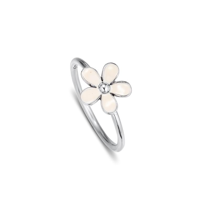 Cluster Rings Genuine 925 Sterling Silver Ring White Enamel Flower Wedding/Engagement For Women Compatible With Fashion Jewelry FLR016
Cluster Rings Genuine 925 Sterling Silver Ring White Enamel Flower Wedding/Engagement For Women Compatible With Fashion Jewelry FLR016