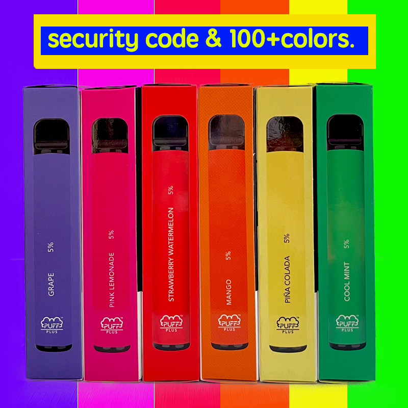 2022 Puff Plus MAX Disposable Vape Pen Electronic Cigarette 800 1600 Puffs With Security Code
2022 Puff Plus MAX Disposable Vape Pen Electronic Cigarette 800 1600 Puffs With Security Code