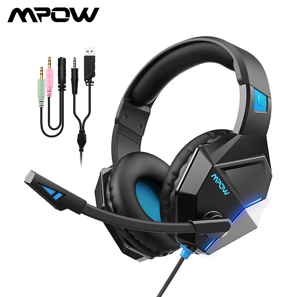 Mpow EG10 Gaming Headset USB 3.5mm Wired Gaming Headphones With Surround Sounds Noise Canceling Mic For PC Gamer PS4 Xbox
Mpow EG10 Gaming Headset USB 3.5mm Wired Gaming Headphones With Surround Sounds Noise Canceling Mic For PC Gamer PS4 Xbox
