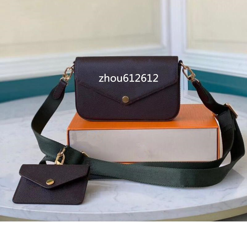 2021 New MULTI POCHETTE FELICIE M80091 Luxury Multi Pochette Accessoires Women Purse Wallet Designer Felicie Strap and Go Crossbody Bags, Pink shoulder strap
2021 New MULTI POCHETTE FELICIE M80091 Luxury Multi Pochette Accessoires Women Purse Wallet Designer Felicie Strap and Go Crossbody Bags, Pink shoulder strap