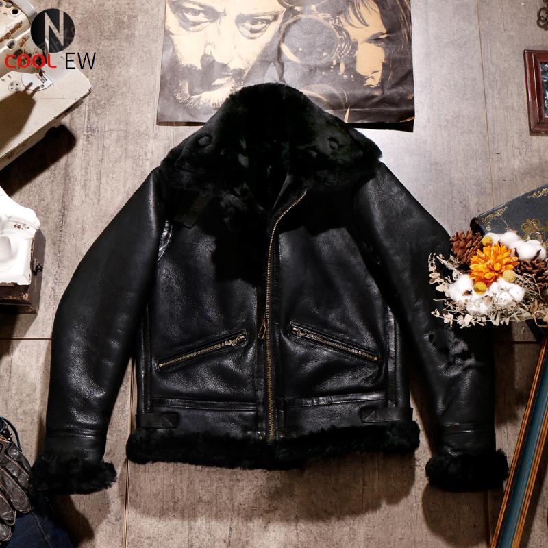 Men' Jackets CDB3-2 European US Size High Quality Super Warm Genuine Sheep Leather Coat Mens Big B3 Shearling Bomber Merino Fur Jacket, As pic
Men' Jackets CDB3-2 European US Size High Quality Super Warm Genuine Sheep Leather Coat Mens Big B3 Shearling Bomber Merino Fur Jacket, As pic