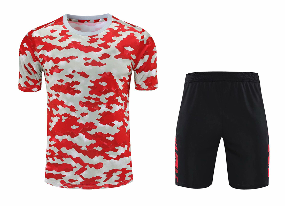 2021 2022 Soccer jersey Training suit SANCHO GREENWOOD swimsuit Red Shirt+ Black shorts B.FERNANDES RASHFORD POGBA football kit adult Manchester
2021 2022 Soccer jersey Training suit SANCHO GREENWOOD swimsuit Red Shirt+ Black shorts B.FERNANDES RASHFORD POGBA football kit adult Manchester