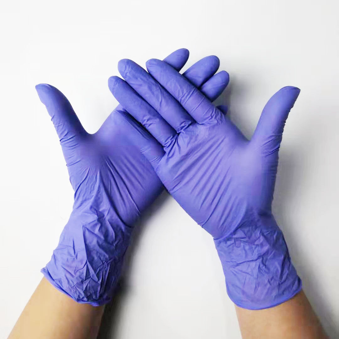 100pcs Wholesale High Quality Disposable Purple Nitrile Gloves Powder Free for Inspection Industrial Lab Home and Supermaket Comfortable Colorful от DHgate WW