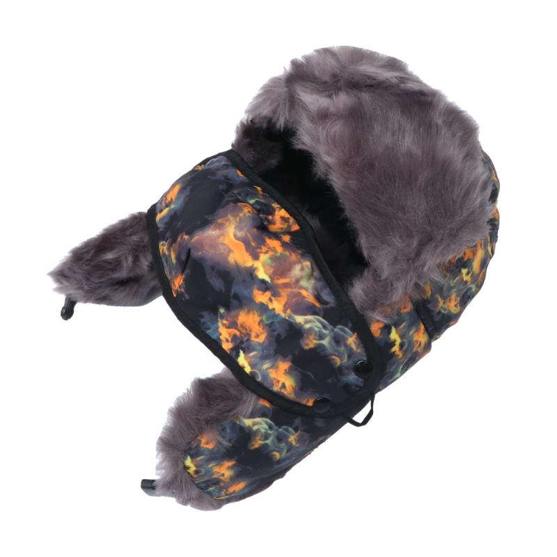 Camouflage Hat Winter Ski Hat with Ear Flaps and Windproof Mask Warm Winter Outdoor Thicken Hats for Men Women (Yellow Flame, As shown 2
Camouflage Hat Winter Ski Hat with Ear Flaps and Windproof Mask Warm Winter Outdoor Thicken Hats for Men Women (Yellow Flame, As shown 2