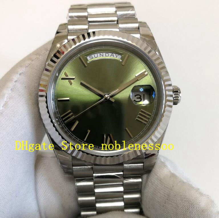 10 Color N Factory 904L Steel Watches Men 40mm Day Date 228239 228206 Sapphire Glass Green Roman Dial Blue Black Men's NoobF ETA 2813 Movement Mens Watch, 04
10 Color N Factory 904L Steel Watches Men 40mm Day Date 228239 228206 Sapphire Glass Green Roman Dial Blue Black Men's NoobF ETA 2813 Movement Mens Watch, 04