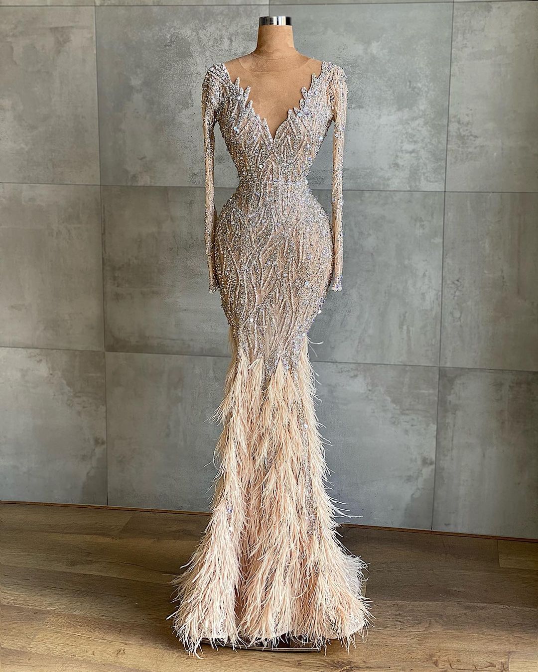 Aso Ebi 2021 Arabic Gold Luxurious Sparkly Evening Dresses Beaded Crystals Prom Dresses Lace Mermaid Formal Party Second Reception Gowns ZJ5