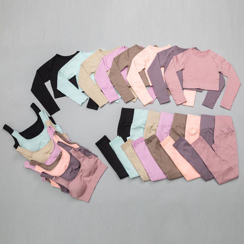 High Waist Sports Legging Gym Women' sportswear Seamless Fitness Women Yoga Suit High Stretchy Workout Set Padded Sports Bra, Bragray
High Waist Sports Legging Gym Women' sportswear Seamless Fitness Women Yoga Suit High Stretchy Workout Set Padded Sports Bra, Bragray