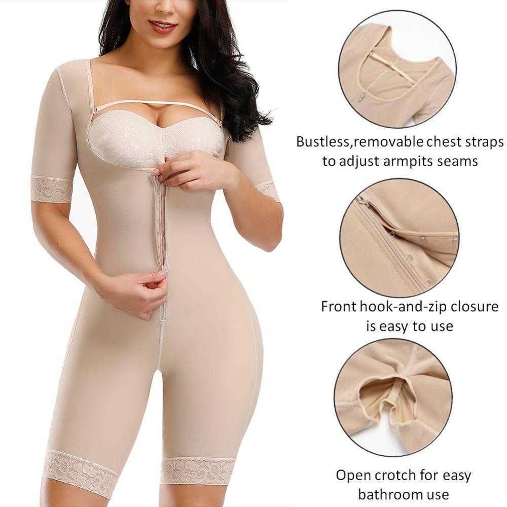 Lover-Beauty Women Slimming Underwear Full Body Shaper Tummy Control Waist Trainer Postpartum Recovery Butt Lifter Shapewear 201105