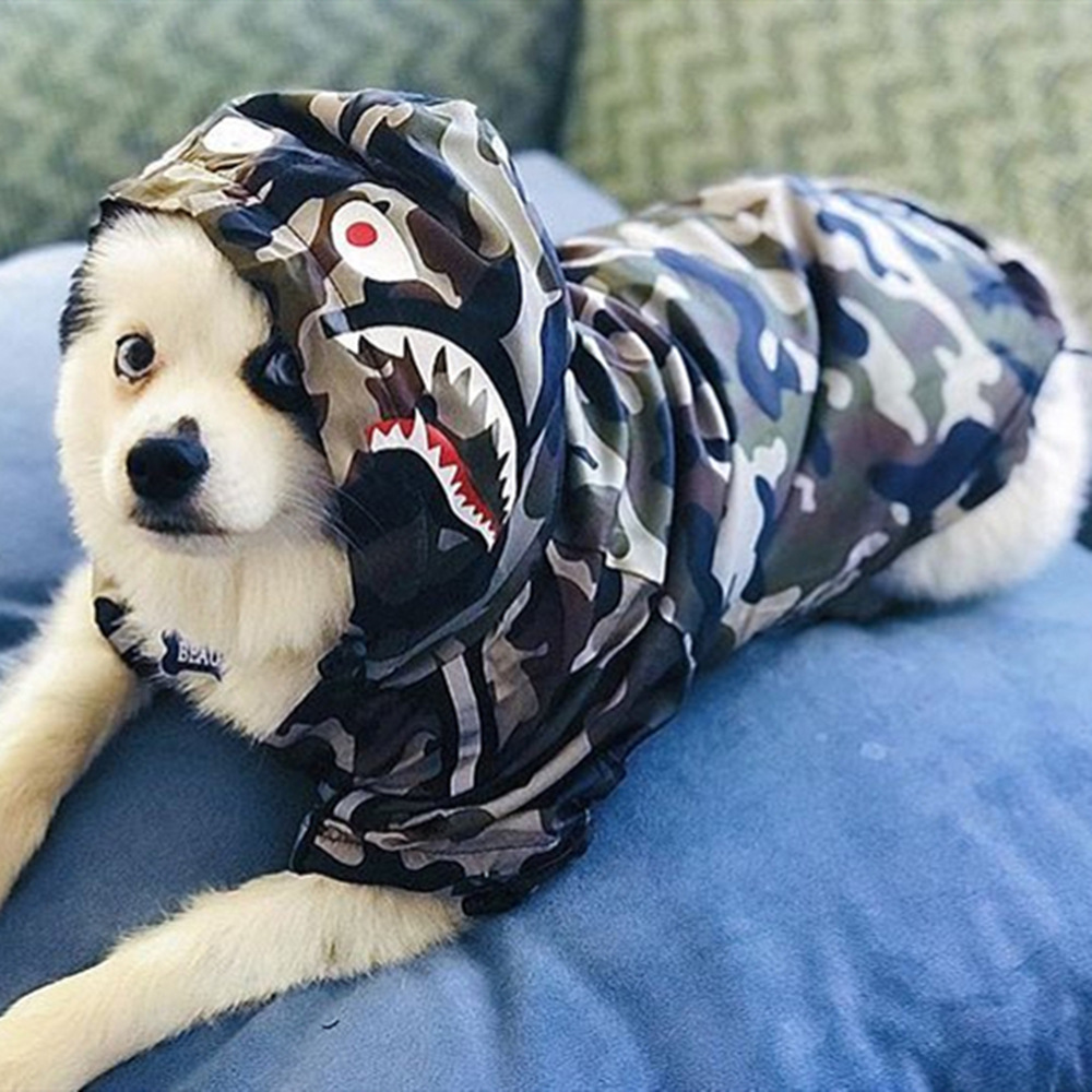 Windproof Rainproof Camouflage Dog Apparel Dogs Raincoat Hooded Jacket Pet Clothing Coat White Clothes Sweatshirts For Large Pets Hoodies Wi
Windproof Rainproof Camouflage Dog Apparel Dogs Raincoat Hooded Jacket Pet Clothing Coat White Clothes Sweatshirts For Large Pets Hoodies Wi