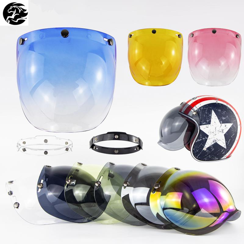 Motorcycle Helmets Bubble Visor Motorbike PC Chopper Lens Casco Capacete Moto Open Face Bv01 Helmet Half от DHgate WW