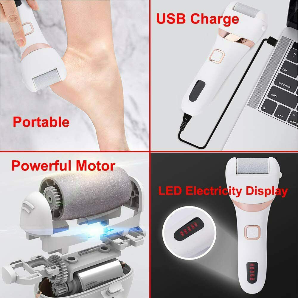 DIOZO Electric Pedicure Tool USB Charging Foot File Tool Dead Skin Callus Remover Foot Grinder Foot Care Tool Newest Heel File 210304