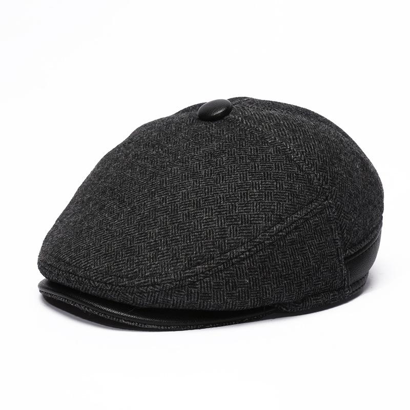Berets Fall And Winter Woolen Beret With Velvet Thickening Middle-aged Hat Ear Protection Forward Cap, White
Berets Fall And Winter Woolen Beret With Velvet Thickening Middle-aged Hat Ear Protection Forward Cap, White