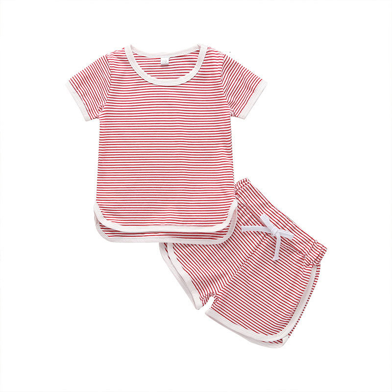 2021 New Casual Striped Kids Girls Sets Summer Boys Clothing Cotton Short Sleeve Tops+shorts Toddler Clothes Set 1-5 Years E539, Blue
2021 New Casual Striped Kids Girls Sets Summer Boys Clothing Cotton Short Sleeve Tops+shorts Toddler Clothes Set 1-5 Years E539, Blue