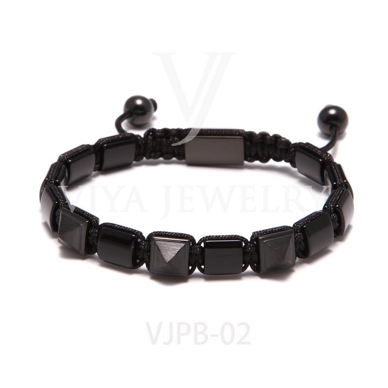 Charm Bracelets Custom Charms Black Onyx Beaded Bracelet Diy Rope Handmade Macrame High End Armband Jewelry For Men Has Gift Box
Charm Bracelets Custom Charms Black Onyx Beaded Bracelet Diy Rope Handmade Macrame High End Armband Jewelry For Men Has Gift Box