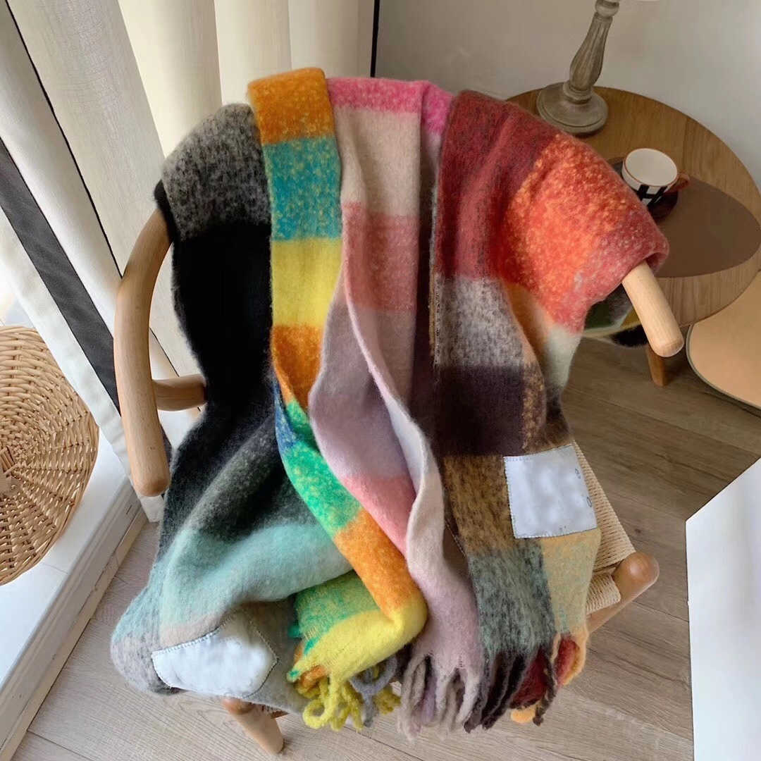 designer scarf for Women brand scarfs new rainbow grid fringed shawl Winter Unisex for male and female Fashion Plaid Thick Shawls and Scarves Large
designer scarf for Women brand scarfs new rainbow grid fringed shawl Winter Unisex for male and female Fashion Plaid Thick Shawls and Scarves Large