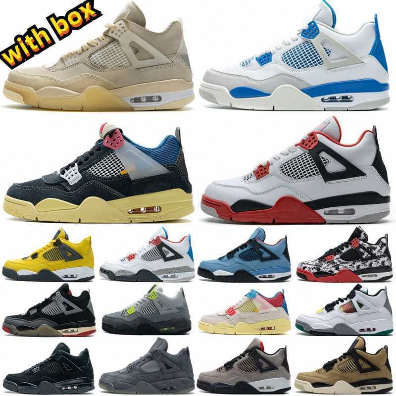 2021 Sail Black Cat Shoes Bred jorden 4 4s Guava Ice Twist White Cement What The Mens Basketball Travis Scotts Obsidian UNC Fearless Women
2021 Sail Black Cat Shoes Bred jorden 4 4s Guava Ice Twist White Cement What The Mens Basketball Travis Scotts Obsidian UNC Fearless Women