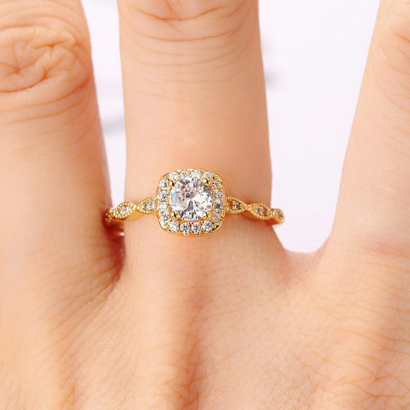 Wedding Rings Gold For Women Engagement Ring Adjustable Crystal Diamond Promise Accessories Korean Fashion Mariage Jewelry R812, Slivery;golden 
Wedding Rings Gold For Women Engagement Ring Adjustable Crystal Diamond Promise Accessories Korean Fashion Mariage Jewelry R812, Slivery;golden
