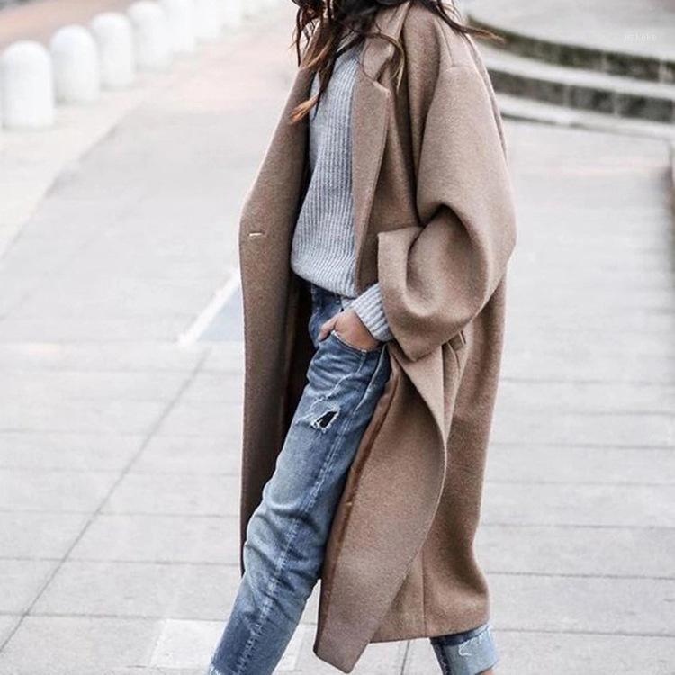 Women' Wool & Blends Z-ZOUX Women Woolen Coat Plus Size Long Coats Vintage Casual Womens Winter Overcoat 2021 1, Khaki
Women' Wool & Blends Z-ZOUX Women Woolen Coat Plus Size Long Coats Vintage Casual Womens Winter Overcoat 2021 1, Khaki