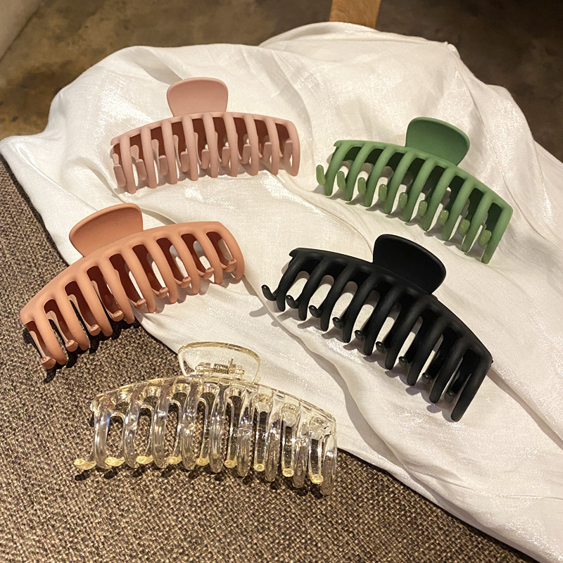 Barrettes Women Tough Black Plastic Hair Clip Claw Large Size Clamps Crab Accessories
Barrettes Women Tough Black Plastic Hair Clip Claw Large Size Clamps Crab Accessories