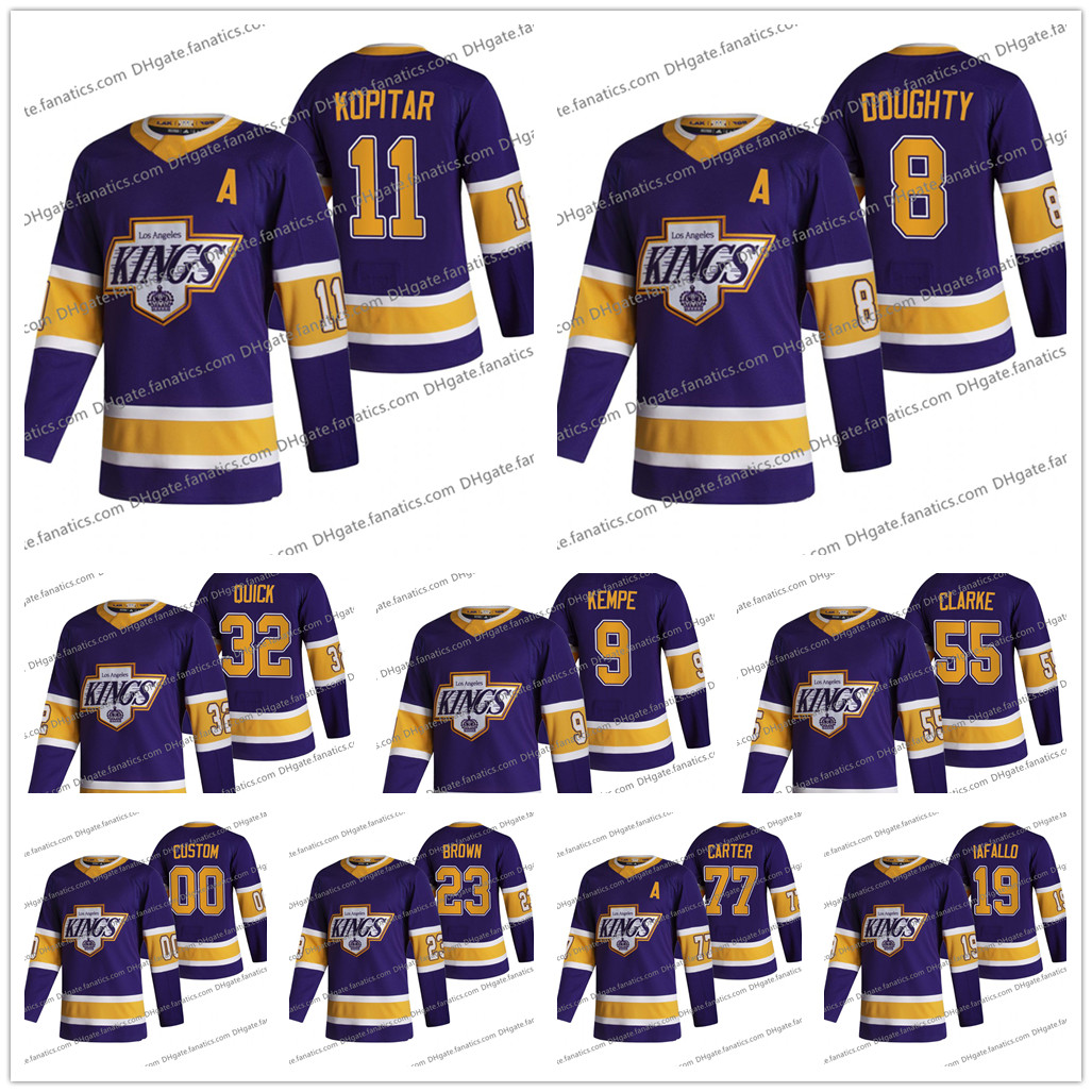 Custom Anze Kopitar Los Angeles Kings 2021 Reverse Retro Jersey Jeff Carter Drew Doughty Quinton Byfield Jonathan Quick Adrian Kempe Mens Womens Kids, Black;red
Custom Anze Kopitar Los Angeles Kings 2021 Reverse Retro Jersey Jeff Carter Drew Doughty Quinton Byfield Jonathan Quick Adrian Kempe Mens Womens Kids, Black;red