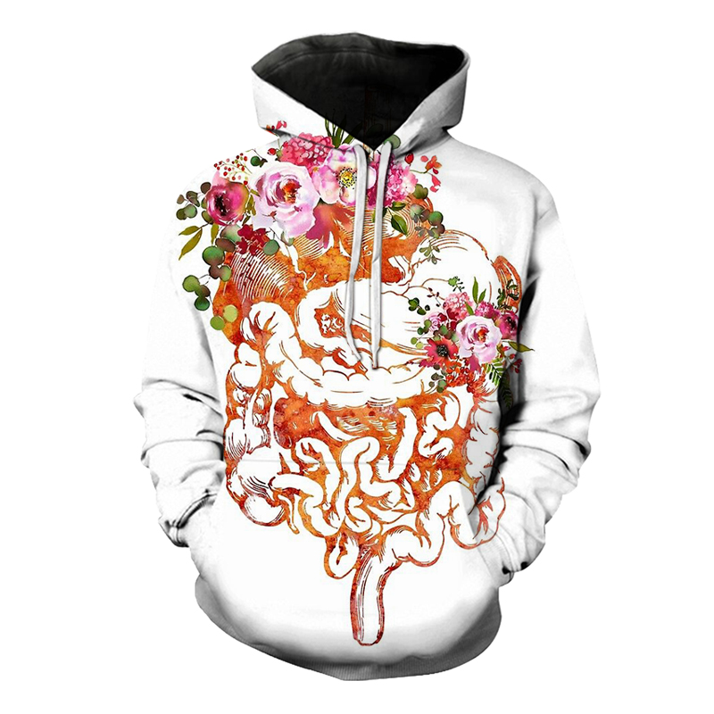 Large intestine comfort pattern men is a 3D printed hoodie visual impact party top punk goth round neck high quality American sweater hoodie, Black
Large intestine comfort pattern men is a 3D printed hoodie visual impact party top punk goth round neck high quality American sweater hoodie, Black
