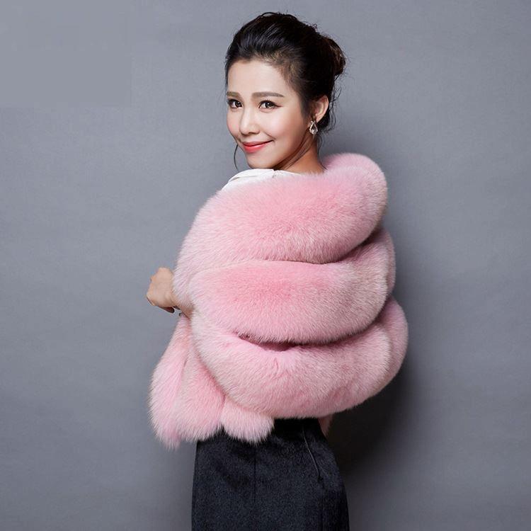 Women's Fur & Faux Vests Natural Vest Jacket Women Genuine Silver Coats Gilets Waistcoats Customize Fashion Outerwear