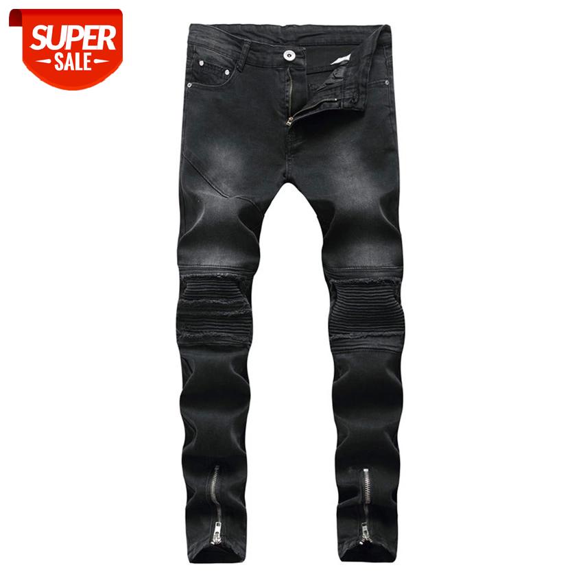 High Quality Black 2018 Men Biker Jeans Punk Hiphop street design Rock Star Destroyed Skinny #8a4a
High Quality Black 2018 Men Biker Jeans Punk Hiphop street design Rock Star Destroyed Skinny #8a4a