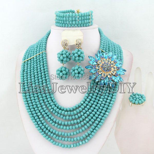 Earrings & Necklace African Beads Jewelry Sets Nigerian Wedding Crystal Set HD1281, As pic
Earrings & Necklace African Beads Jewelry Sets Nigerian Wedding Crystal Set HD1281, As pic