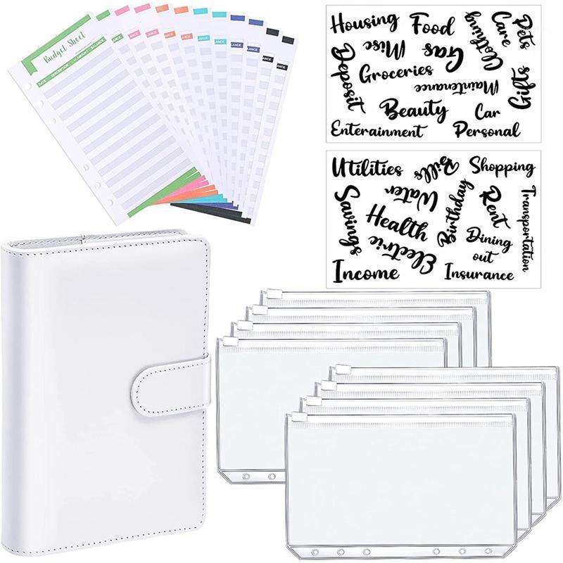 Gift Wrap A6 PU Leather Notebook Binder Budget Planning Notepad,6 Ring Sleeves,8 Pockets,12 Expense Sheets
Gift Wrap A6 PU Leather Notebook Binder Budget Planning Notepad,6 Ring Sleeves,8 Pockets,12 Expense Sheets