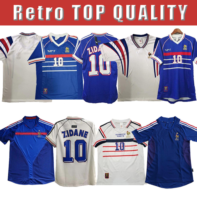 02 98 96 00 06 FRANCE soccer jerseys RETRO VINTAGE ZIDANE HENRY MAILLOT DE FOOT uniforms Football shirt white away finals, 2002 home
02 98 96 00 06 FRANCE soccer jerseys RETRO VINTAGE ZIDANE HENRY MAILLOT DE FOOT uniforms Football shirt white away finals, 2002 home