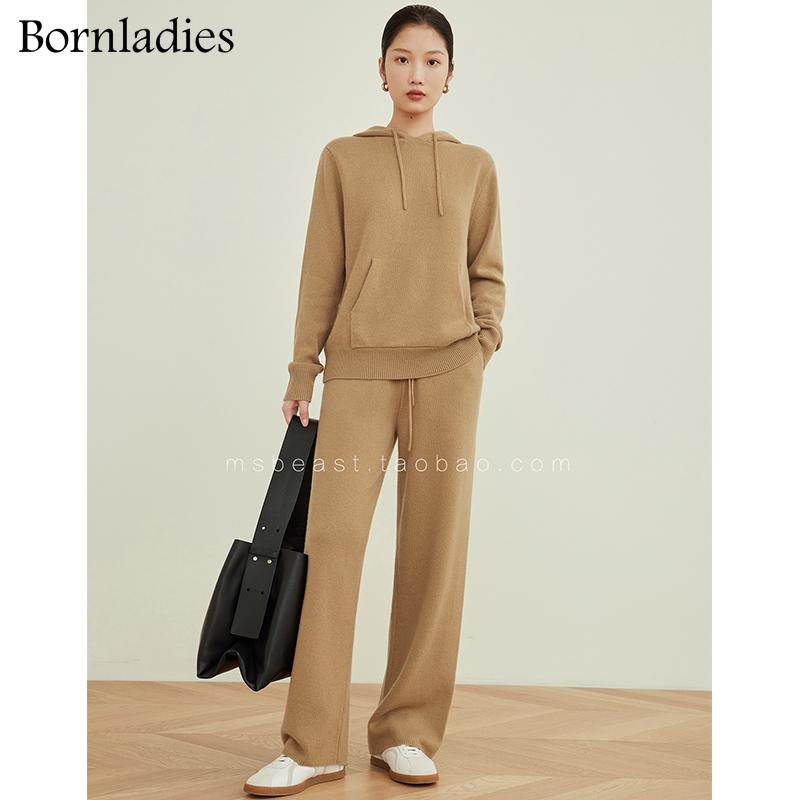 Women's Two Piece Pants Bornladies Autumn Winter Cashmere Thicken Hooded Sweater And Harem 2 Set Outfits Women Knitted Tracksuits, White
Women's Two Piece Pants Bornladies Autumn Winter Cashmere Thicken Hooded Sweater And Harem 2 Set Outfits Women Knitted Tracksuits, White