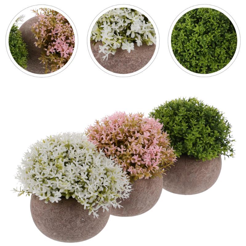 3 Pcs Artificial Plants Mini Potted Fake Plants Faux Topiary Shrubs, Assorted color 2
3 Pcs Artificial Plants Mini Potted Fake Plants Faux Topiary Shrubs, Assorted color 2