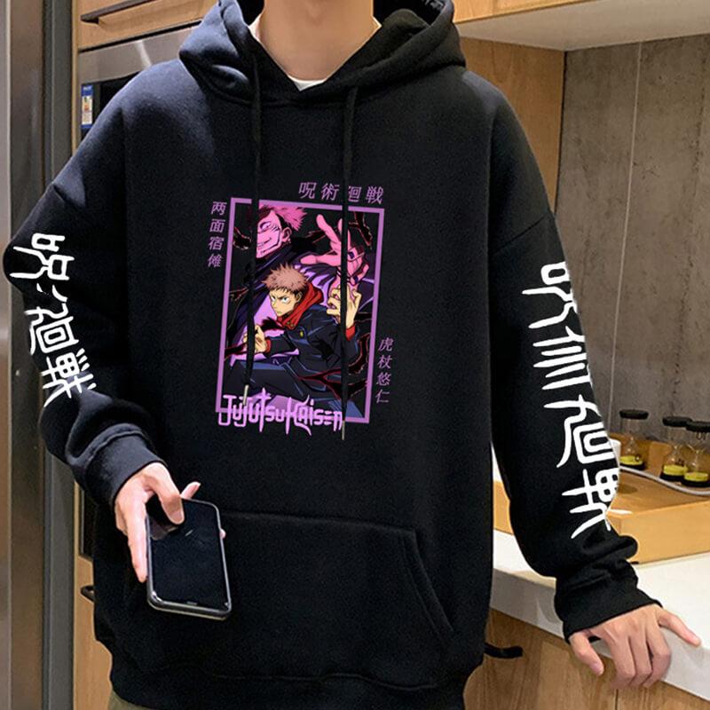 Men's Hoodies & Sweatshirts Hoodie Sweatshirt Casual Oversized Fleece Pullover Anime Harajuku Jujutsu Kaisen Print Yuji Itadori Ryomen Sukun, Bk-jujutsu327-j129b
Men's Hoodies & Sweatshirts Hoodie Sweatshirt Casual Oversized Fleece Pullover Anime Harajuku Jujutsu Kaisen Print Yuji Itadori Ryomen Sukun, Bk-jujutsu327-j129b