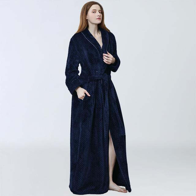 Women's Sleepwear Fluffy Bathrobe Fleece Autumn Winter Thick Flannel Ladies Dressing Gown Long Sleeve Kimono Terry Robes For Couple 2021, Wine red women
Women's Sleepwear Fluffy Bathrobe Fleece Autumn Winter Thick Flannel Ladies Dressing Gown Long Sleeve Kimono Terry Robes For Couple 2021, Wine red women